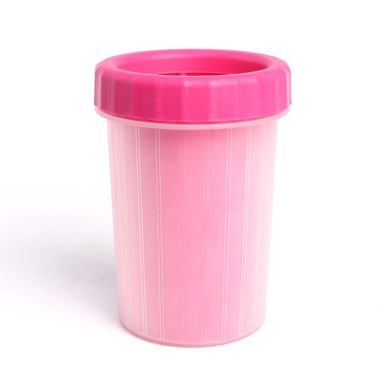 Custom OEM/ODM Portable Soft Silicone Dog Paw Cleaner Cup