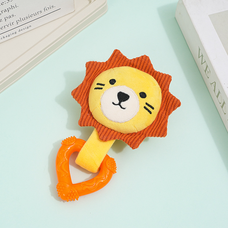 Custom CE Certified Plush Dog Squeaky Wholesale TPR Teeth Cleaning Toys