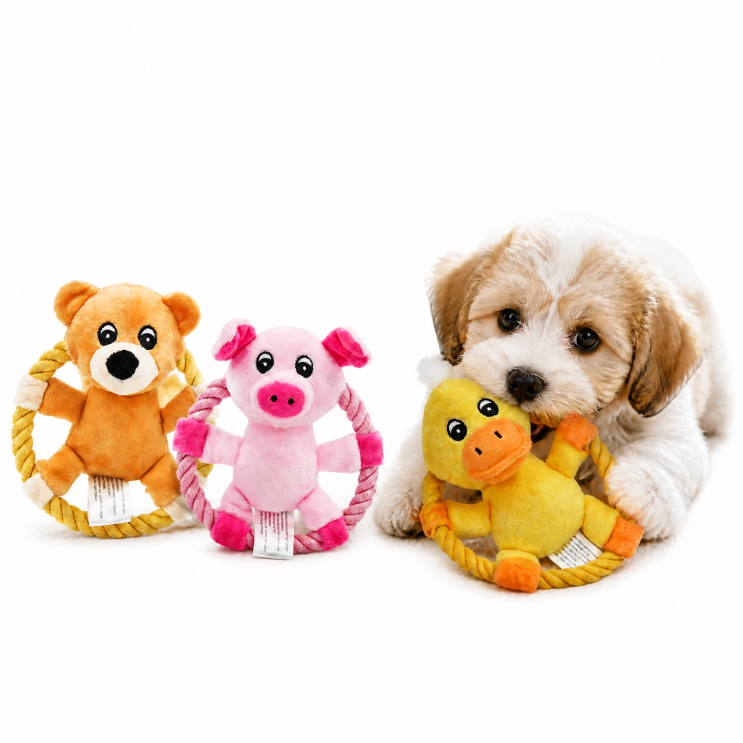 Wholesale Cotton Rope Frisbee Dog Chew Toys Custom Pet Molar Play Toy