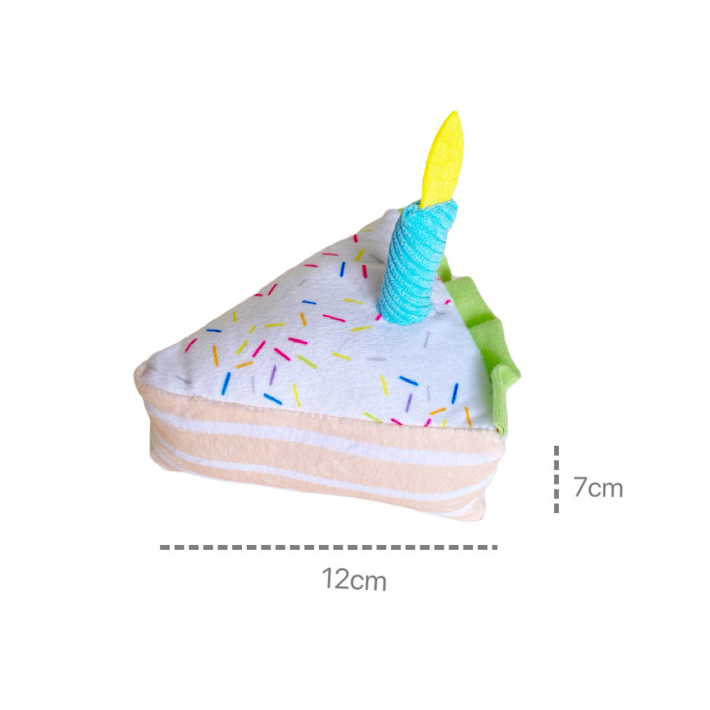 Pet Birthday Gift Custom Logo Plush Soft Dog Chew Squeaky Toy