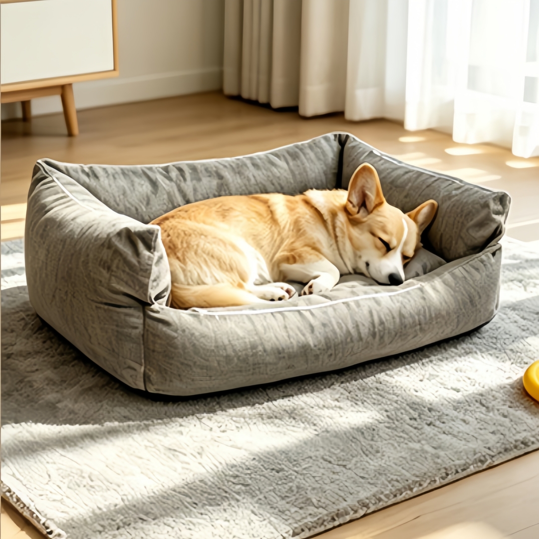 Anti-slip Fluffy Faux Fur Plush Dog Bed Wholesale Manufacture