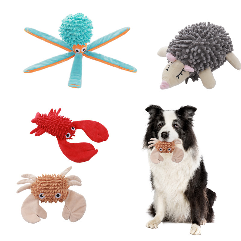Custom Pet Animal Pineapple Fleece Ringing Paper Dog Chew Squeaky Toy