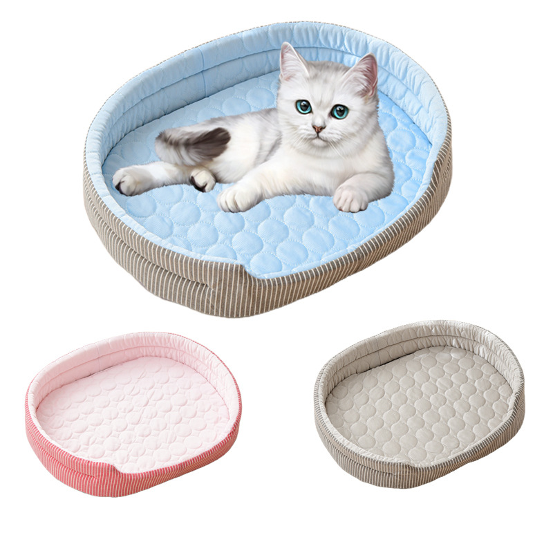 Custom Summer Bolster Dog Coolness Bed Pet Cooling Mat