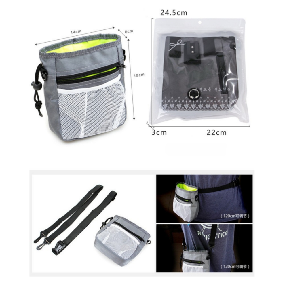 Custom Multi-Functional Hands-Free Dog Pet Training Treat Pouch Bag