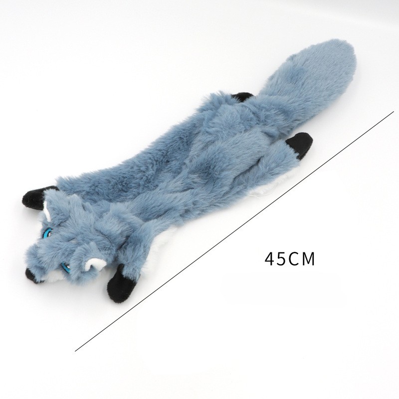 Soft Animal Design Custom Pet Plush Dog Chew Squeaky Toy