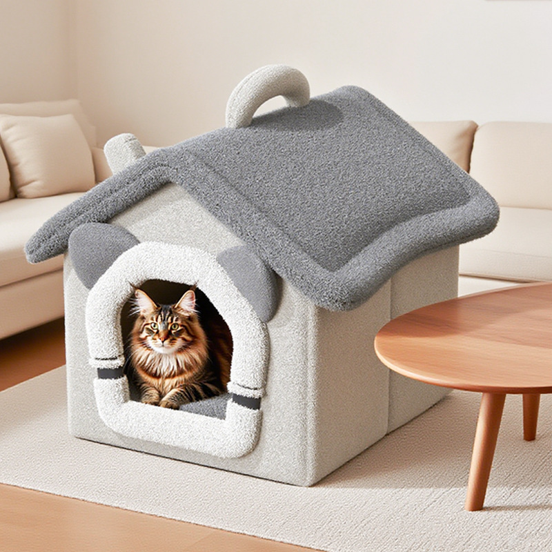 Cozy Pet Plush House Custom Logo Soft Dog Cat House