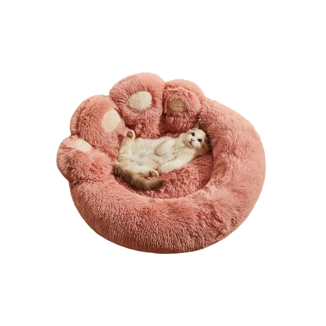 Wholesale Factory Custom Bear Paw Dog Bed Soft Comfortable Plush Cat Nest