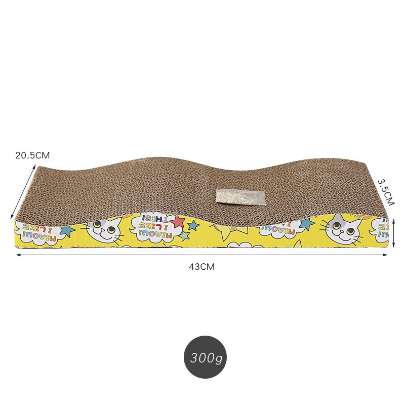 High-Density Reversible Corrugated Cat Scratching Post & Pad Collection