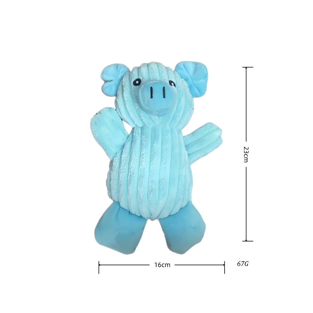 Private Label Rabbit Frog Plush Pet Squeaky Toys Manufacture for Small Dog