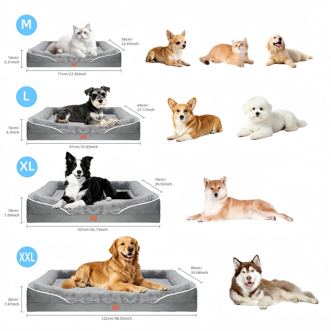 Wholesale Luxury Plush Soft Dog Anti-slip Bed Custom for All Breed Dog