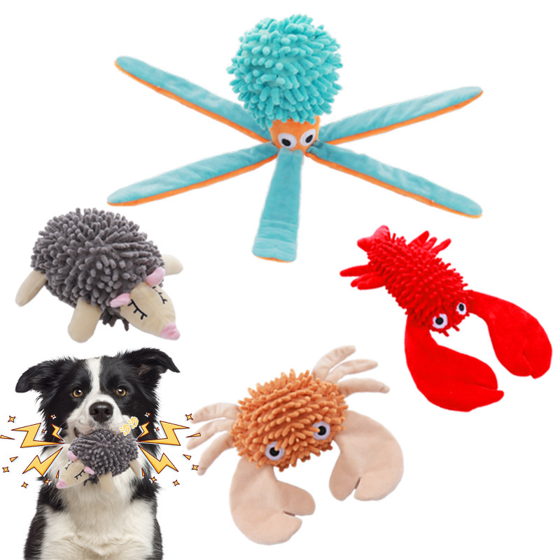 Custom Pet Animal Pineapple Fleece Ringing Paper Dog Chew Squeaky Toy