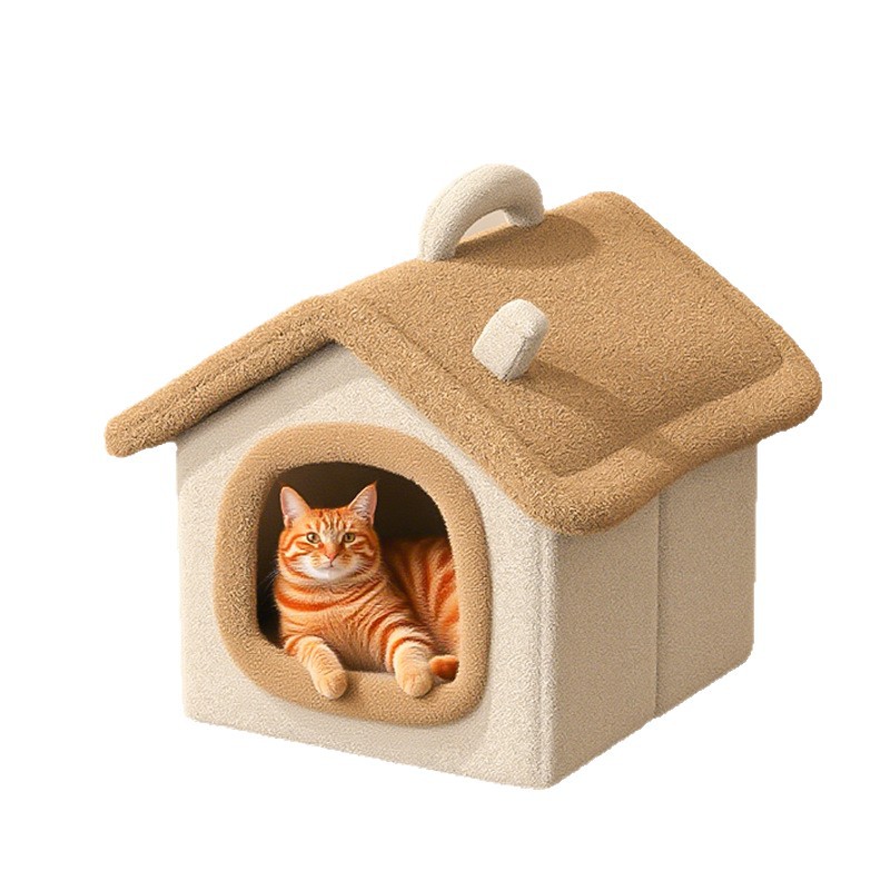 Cozy Pet Plush House Custom Logo Soft Dog Cat House