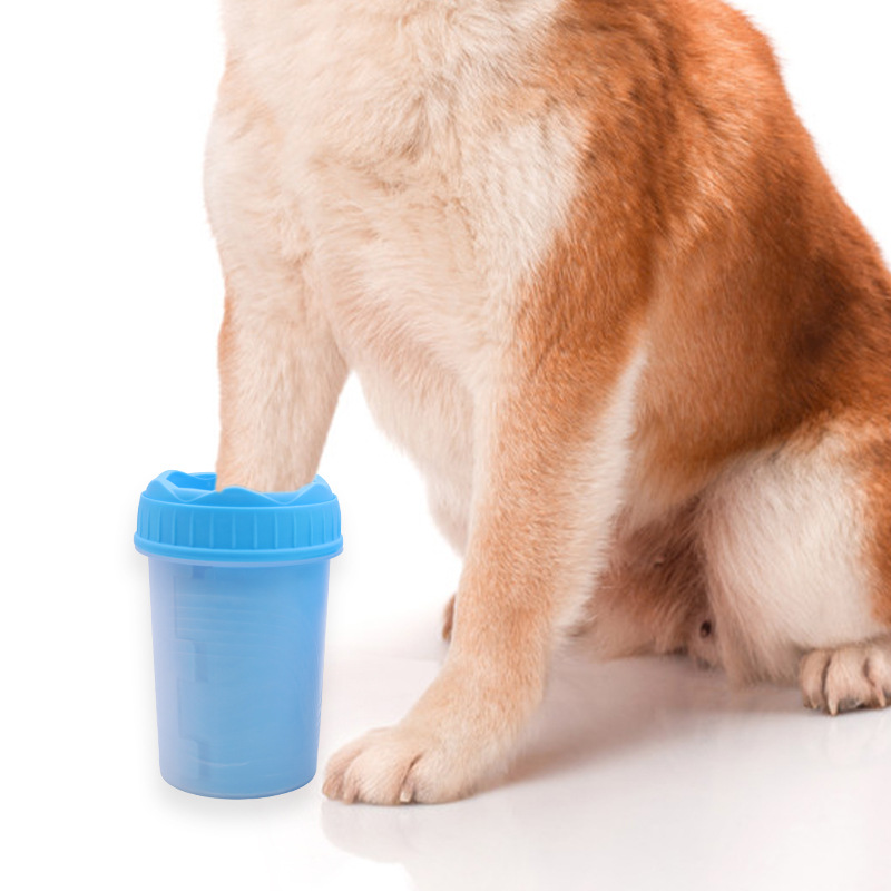 Custom OEM/ODM Portable Soft Silicone Dog Paw Cleaner Cup