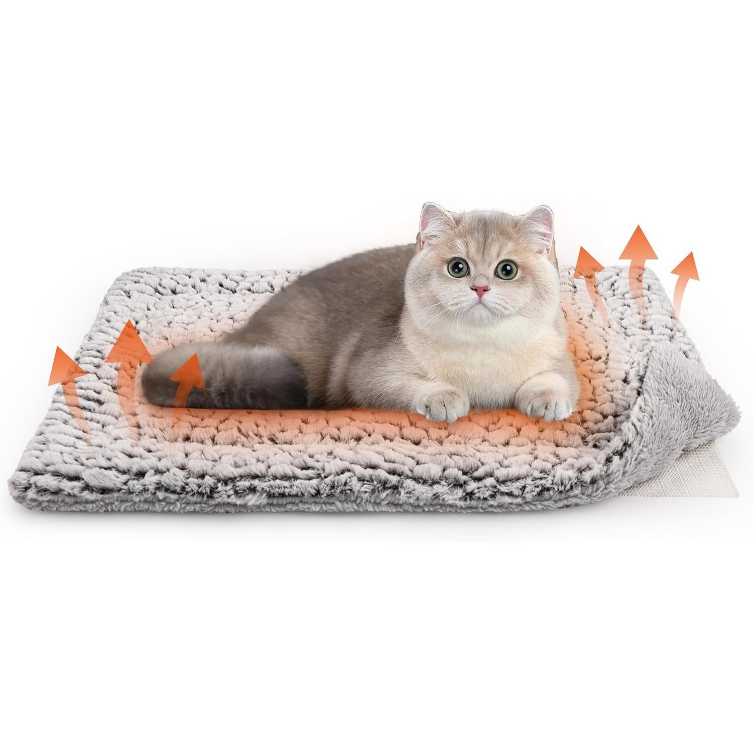 Custom Self-heating Thermal Thick Plush Pet Bed Dog Cozy Mat