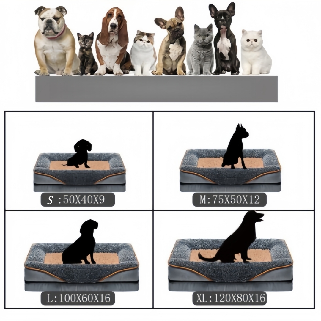 Wholesale Detachable Washable Anti-Slip Plush Dog Sofa Bed All Season Luxury Pet Bed