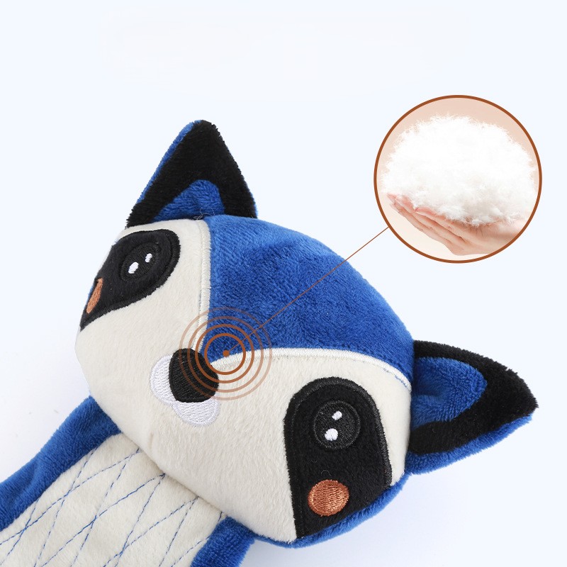 Custom Animal OEM/ODM Pet Plush Dog Chew Squeaky Interactive Toy