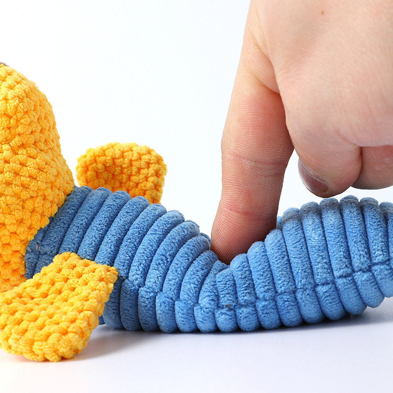 Custom Animal Series Pet Plush Dog Chew Squeaky Interactive Toy