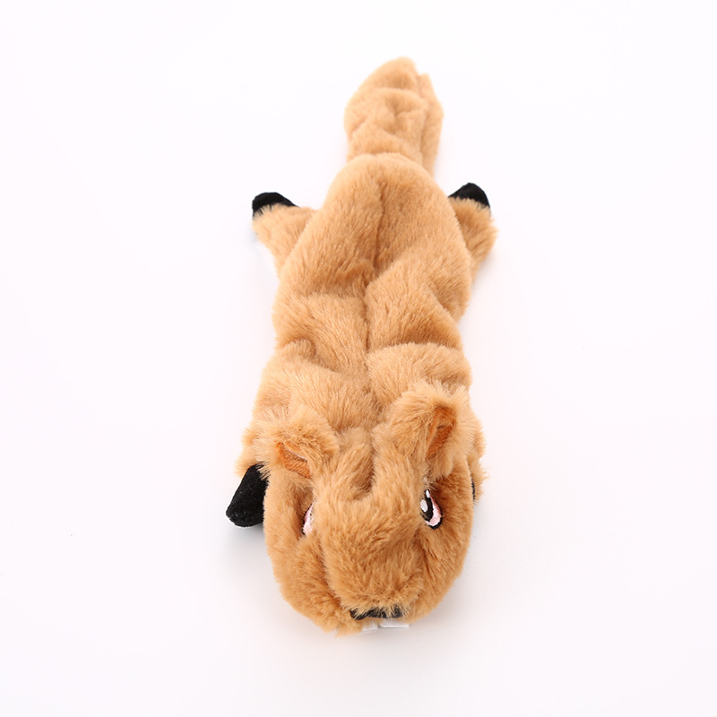 Soft Animal Design Custom Pet Plush Dog Chew Squeaky Toy