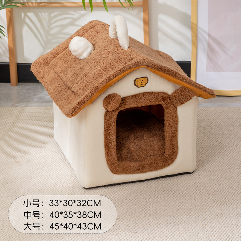 Cozy Pet Plush House Custom Logo Soft Dog Cat House