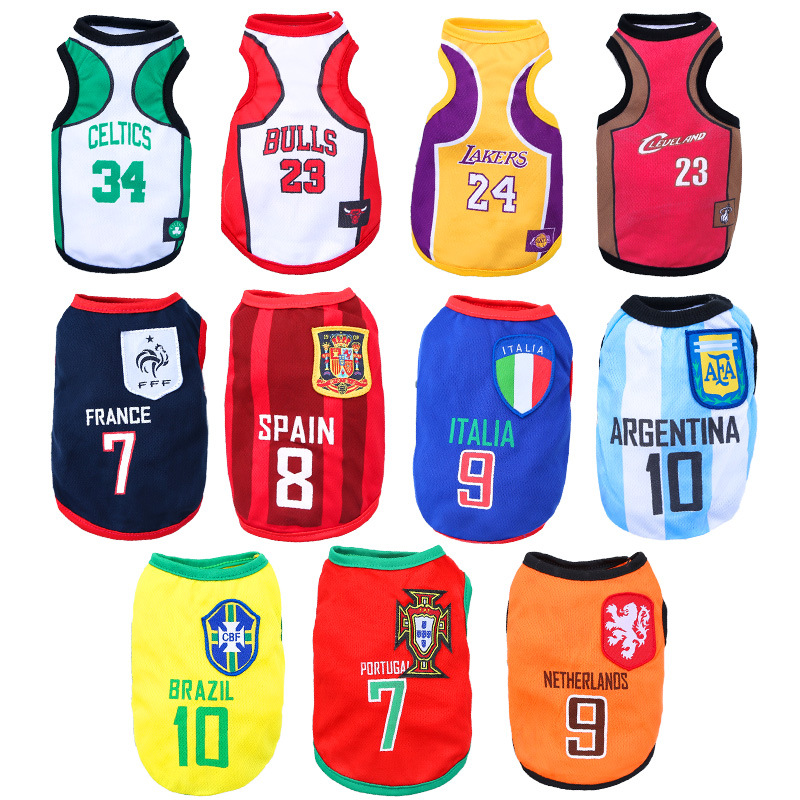 Athletic Pet Clothes Custom Breathable Mesh Dog Sports Tank Top