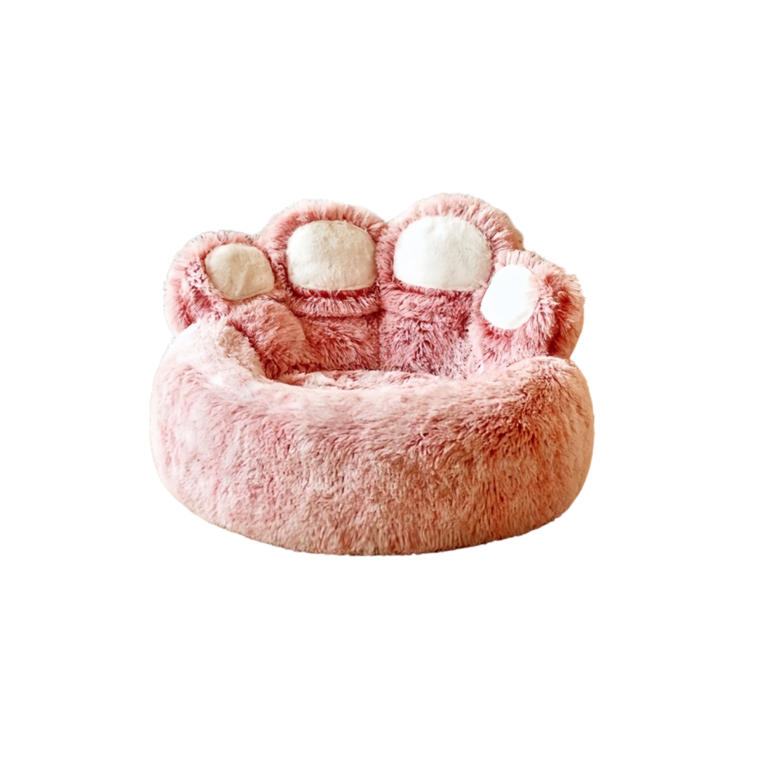 Wholesale Factory Custom Bear Paw Dog Bed Soft Comfortable Plush Cat Nest