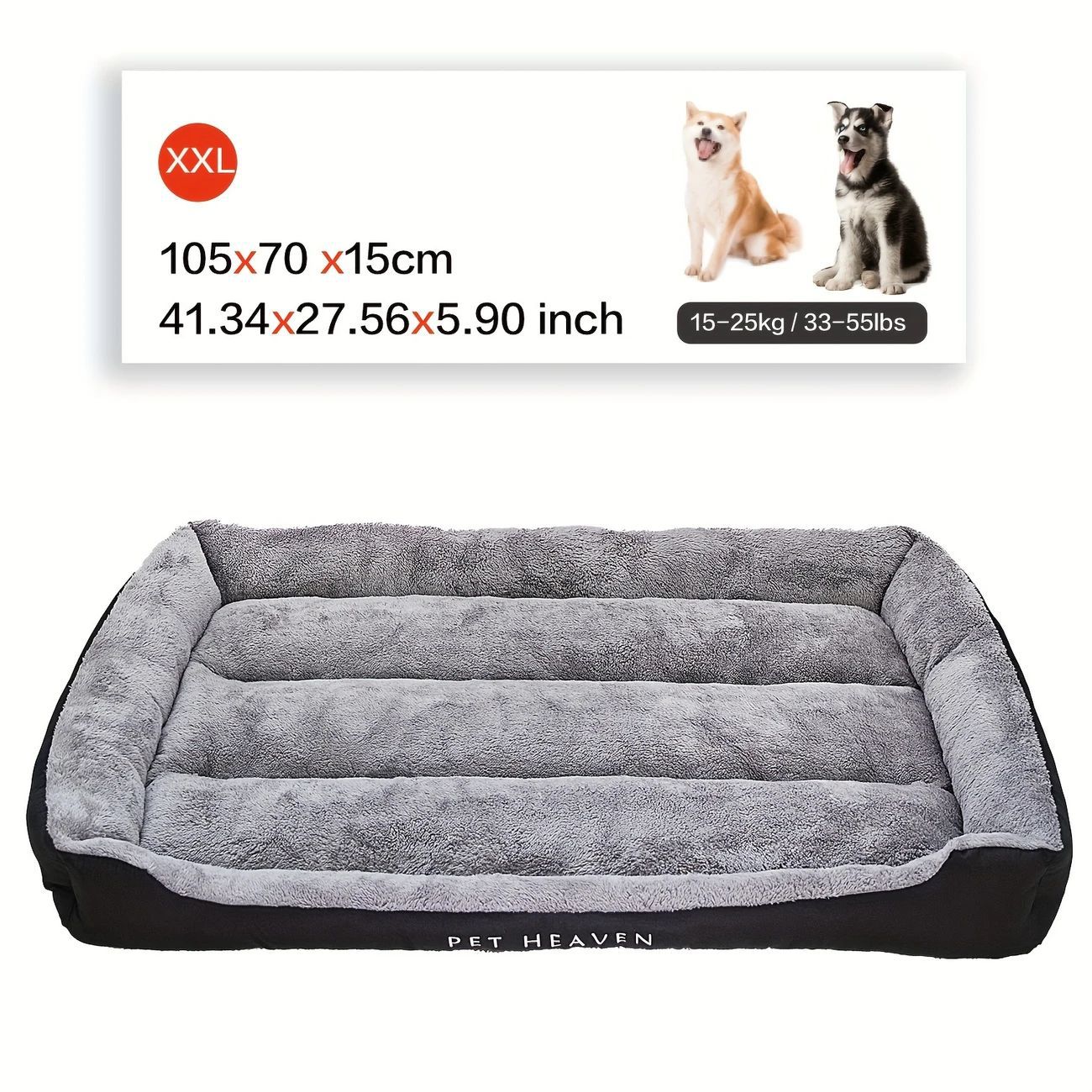 Custom Soft Foam Dog Pet Sofa Bed with Waterproof Base