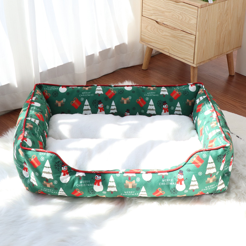 Custom Pet Sofa Plush Windproof Warm Winter Dog Bed