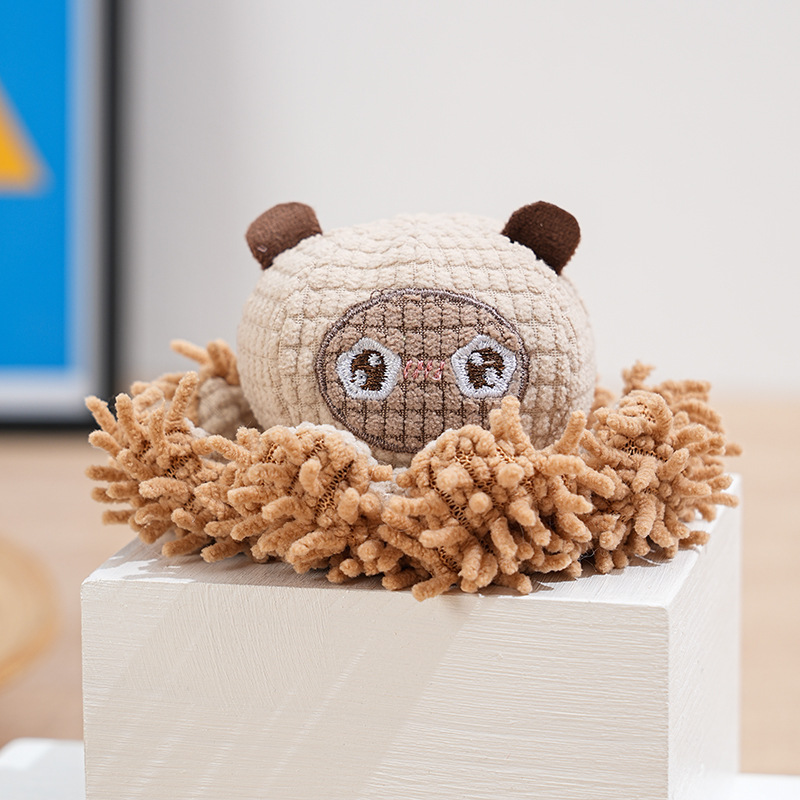 Custom Pet Plush Animal Octopus Dog Squeaky Cat Interactive Toy