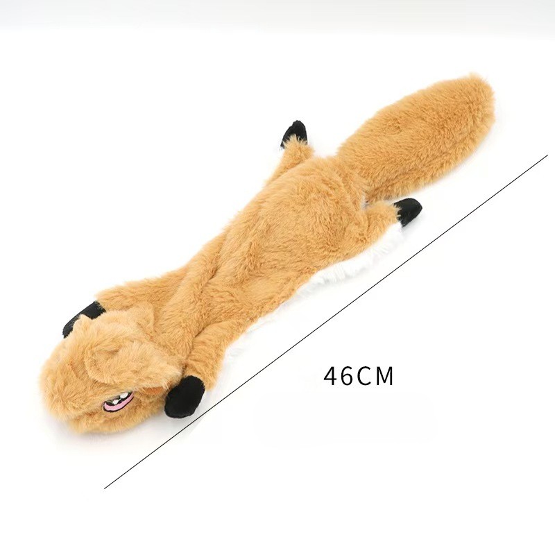 Soft Animal Design Custom Pet Plush Dog Chew Squeaky Toy