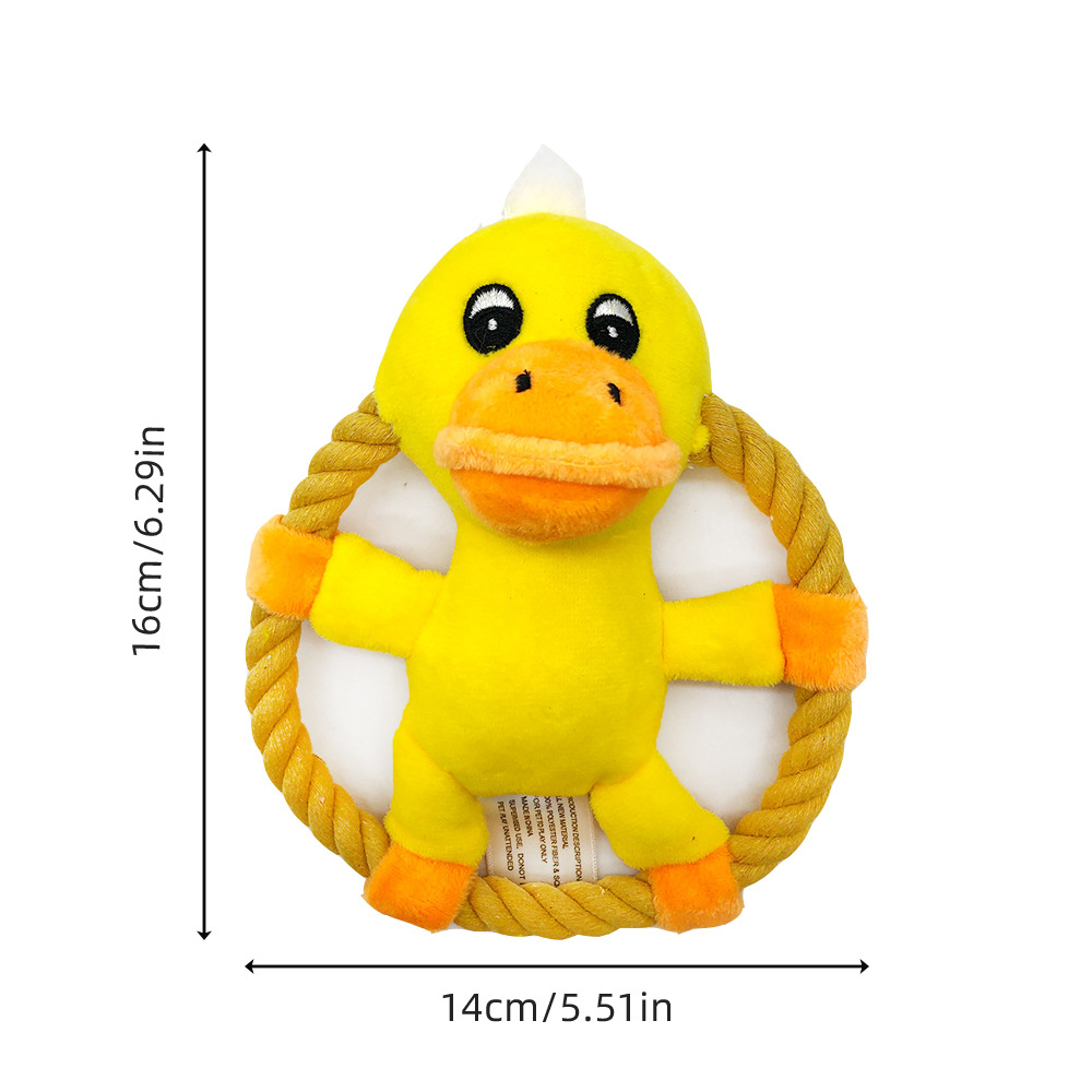Wholesale Cotton Rope Frisbee Dog Chew Toys Custom Pet Molar Play Toy