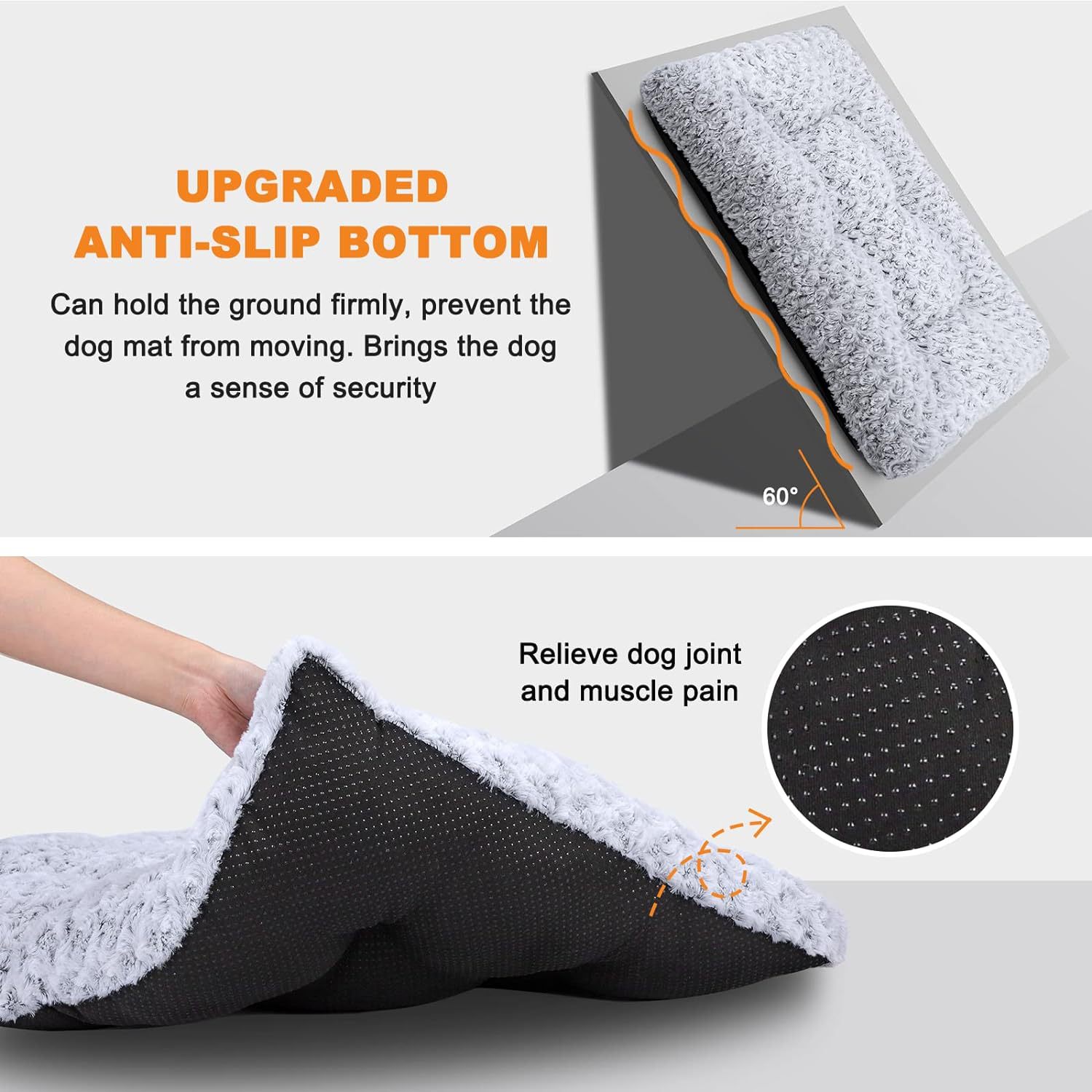 Wholesale Custom Pet Soft Rose Plush Fleece Dog Bed Mat