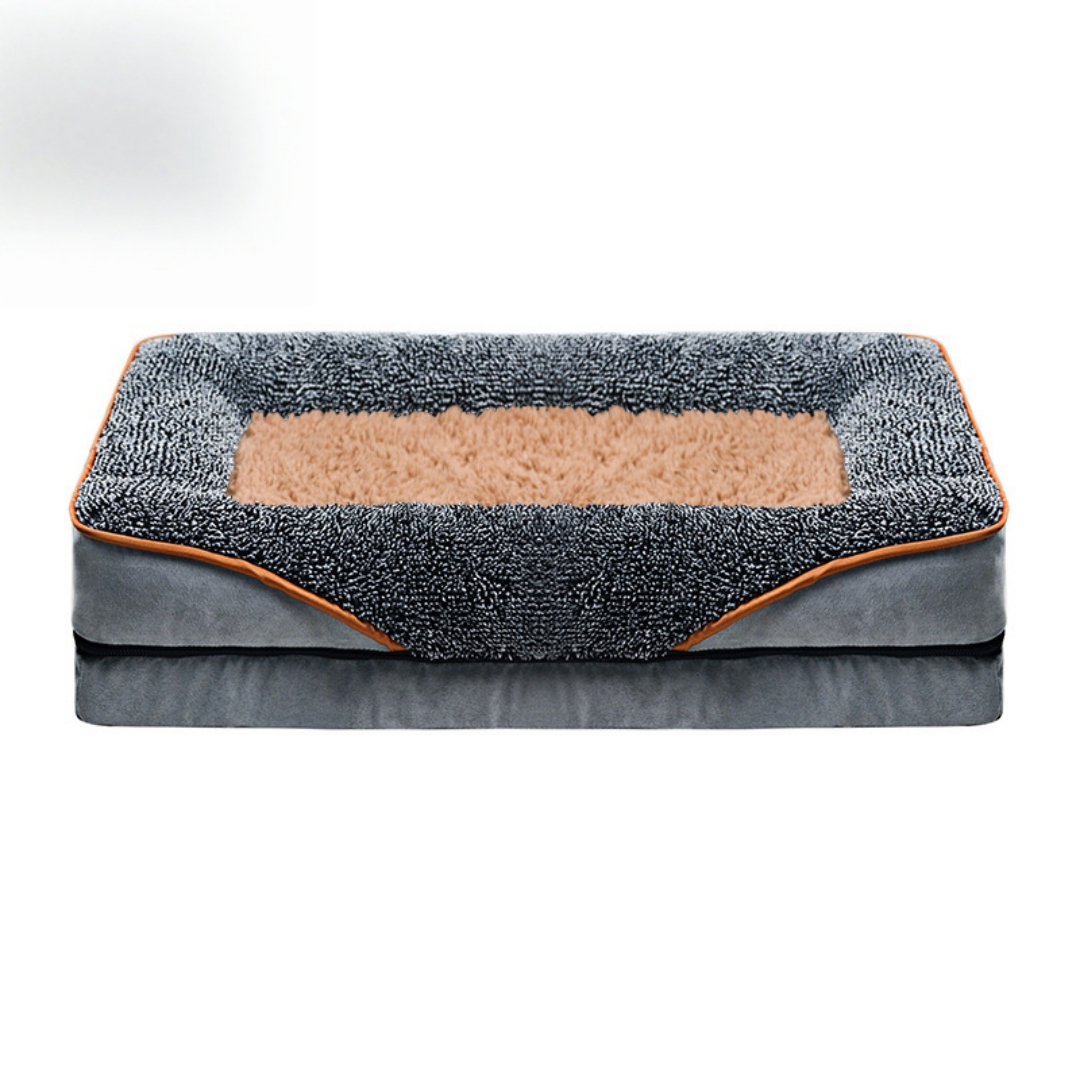 Wholesale Detachable Washable Anti-Slip Plush Dog Sofa Bed All Season Luxury Pet Bed
