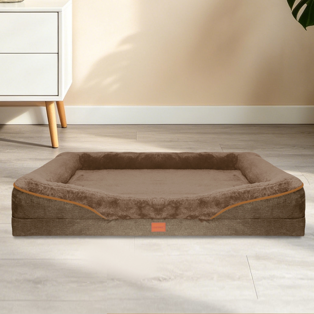 Wholesale Luxury Plush Soft Dog Anti-slip Bed Custom for All Breed Dog