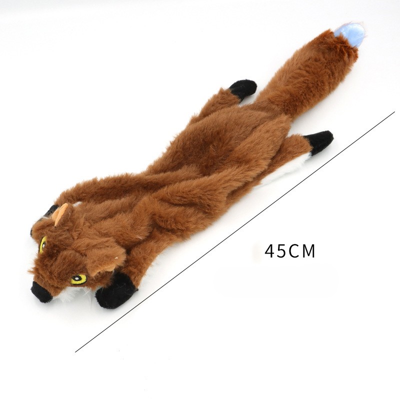 Soft Animal Design Custom Pet Plush Dog Chew Squeaky Toy
