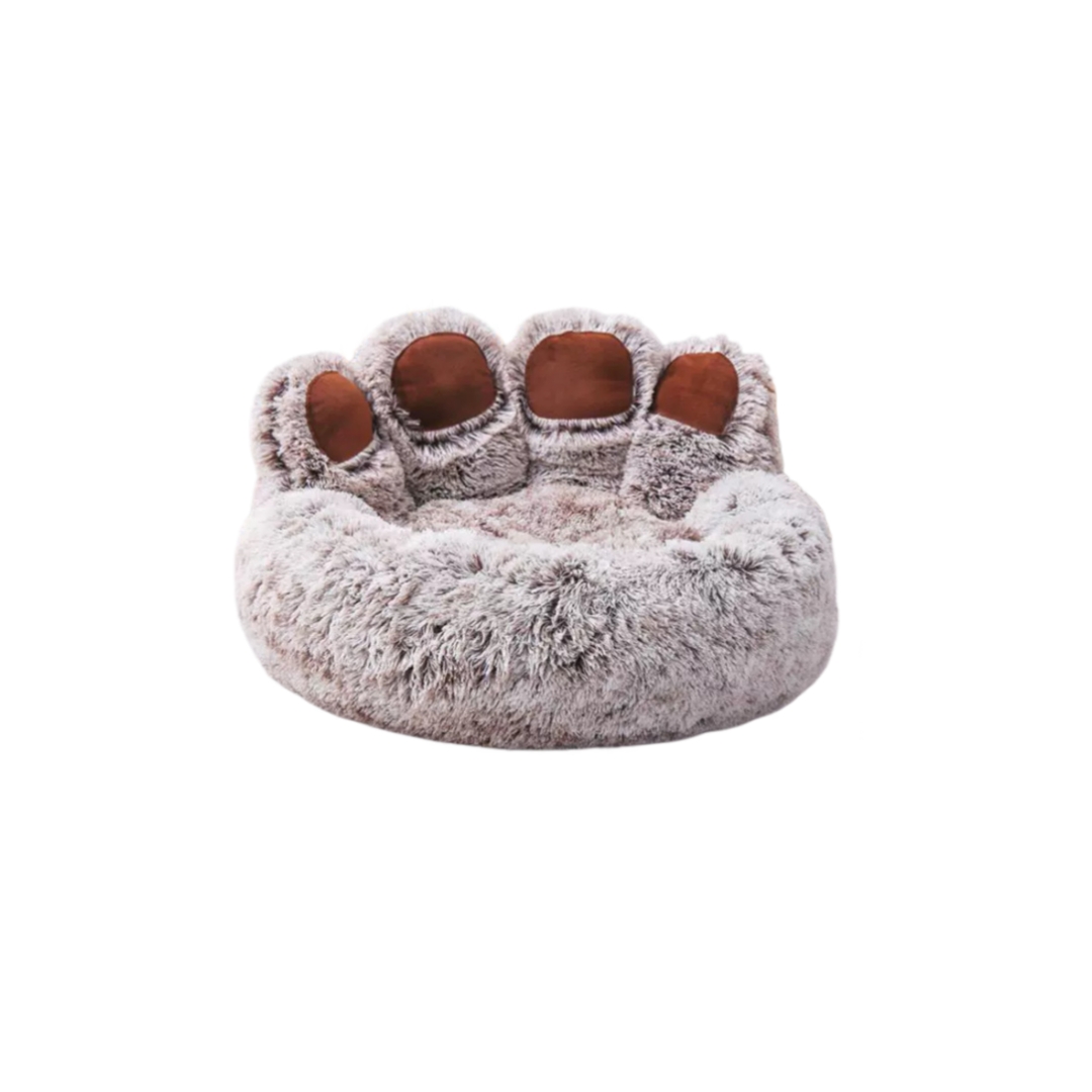 Wholesale Factory Custom Bear Paw Dog Bed Soft Comfortable Plush Cat Nest