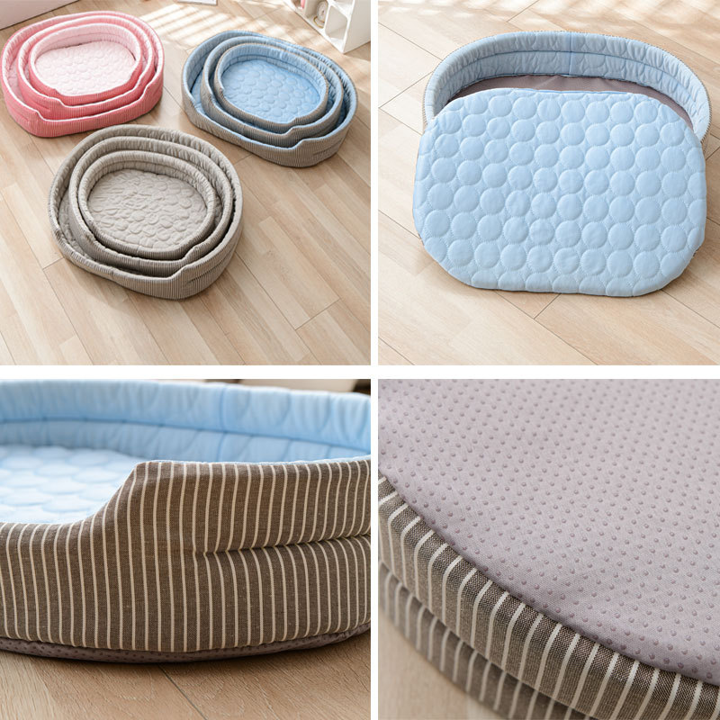Custom Summer Bolster Dog Coolness Bed Pet Cooling Mat
