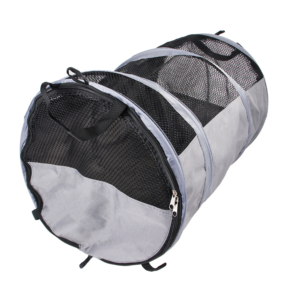 Custom Logo Cylindrical Backseat Dog Travel Tunnel Pet Car Seat
