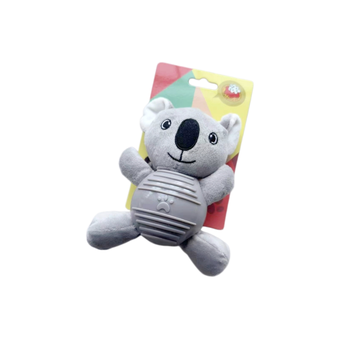Eco-friendly Material Rubber Chewy Soft Plush Pet Squeaky Wholesale Dog Toys