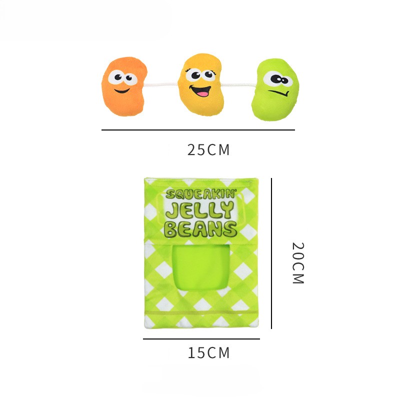 Custom Logo Pet Interactive Snack Bag Hide-and-Seek Plush Dog Squeaky Toy