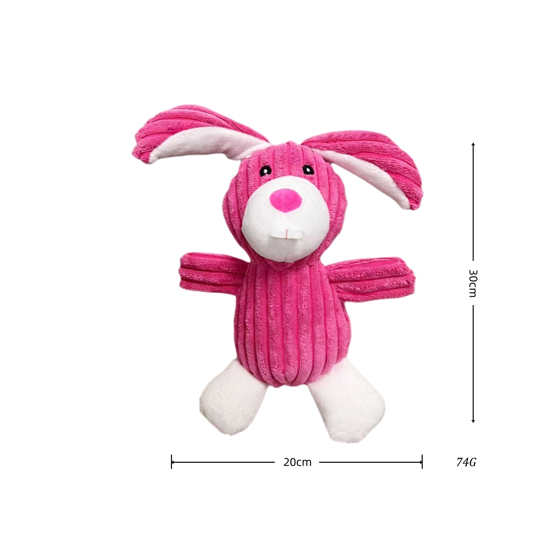 Private Label Rabbit Frog Plush Pet Squeaky Toys Manufacture for Small Dog
