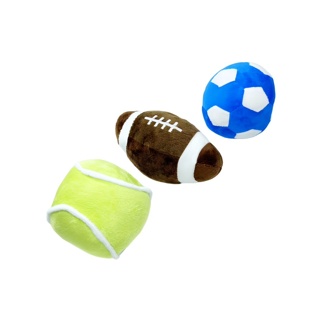 CPSC Ball Collection Plush Squeaky All Breeds Dog Chewy Pet Toys Manufacturer