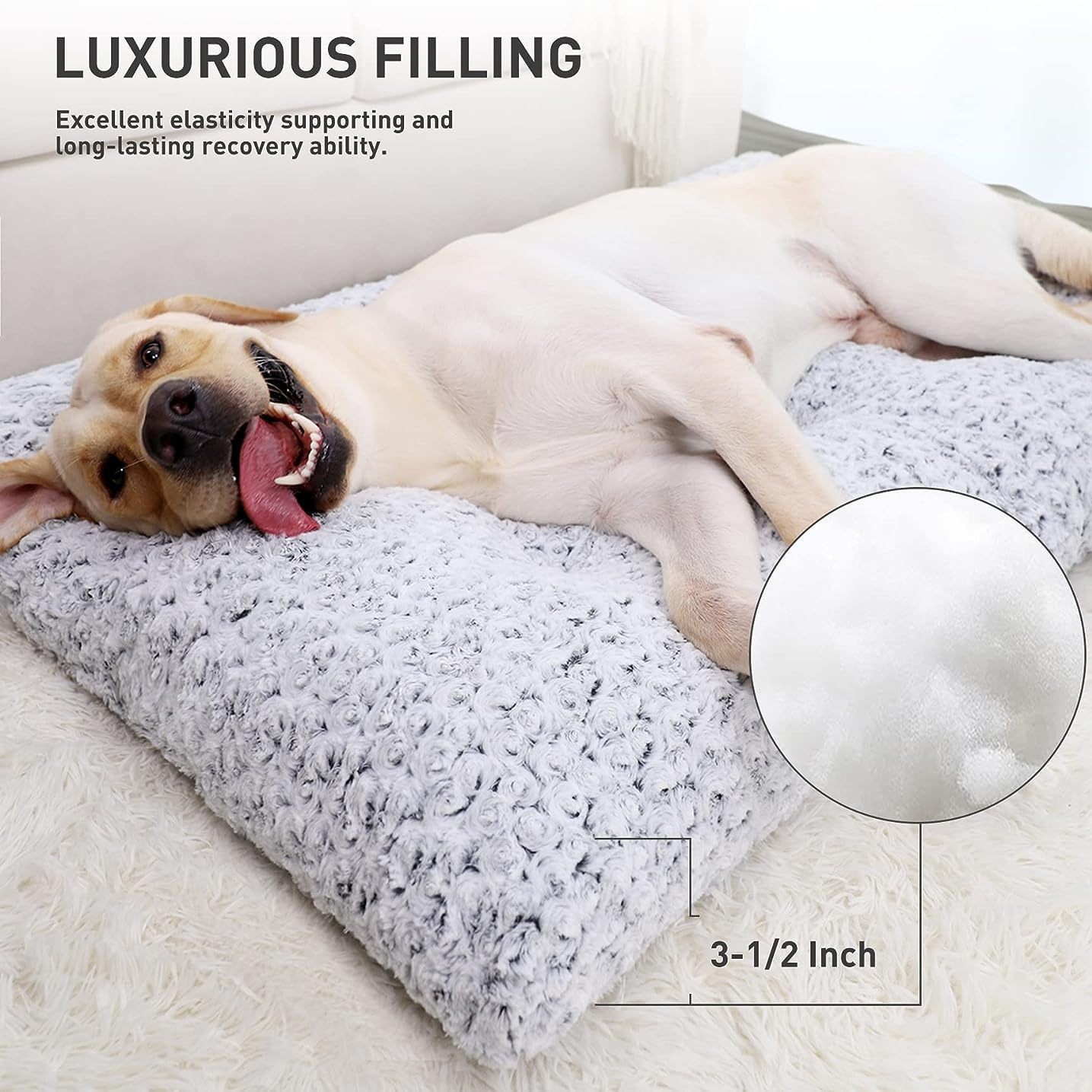 Wholesale Custom Pet Soft Rose Plush Fleece Dog Bed Mat