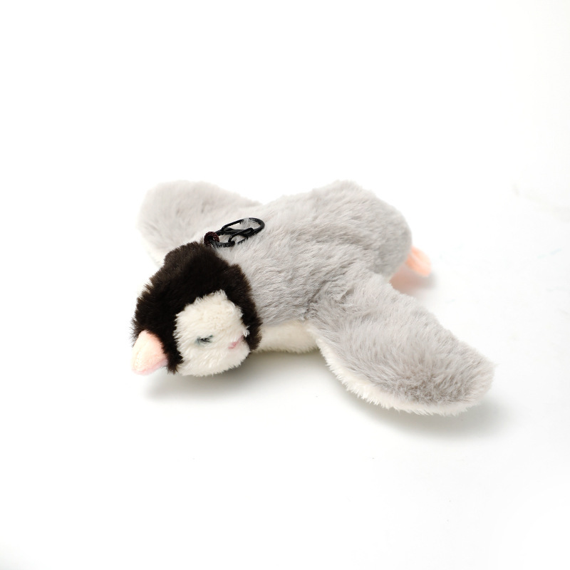 Custom Bird Designs Pet Cat Plush Catnip Toy with Feathers