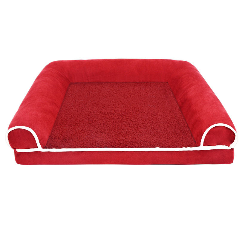 High Quality Pet Sofa Custom Logo Plush Soft Cat Dog Bed